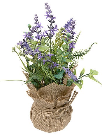 Composition florale Artificielle Lavande 29cm PROV