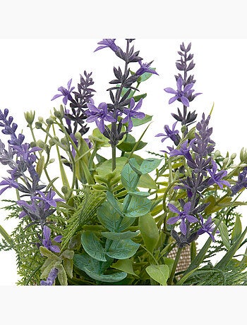 Composition florale Artificielle Lavande 29cm PROV