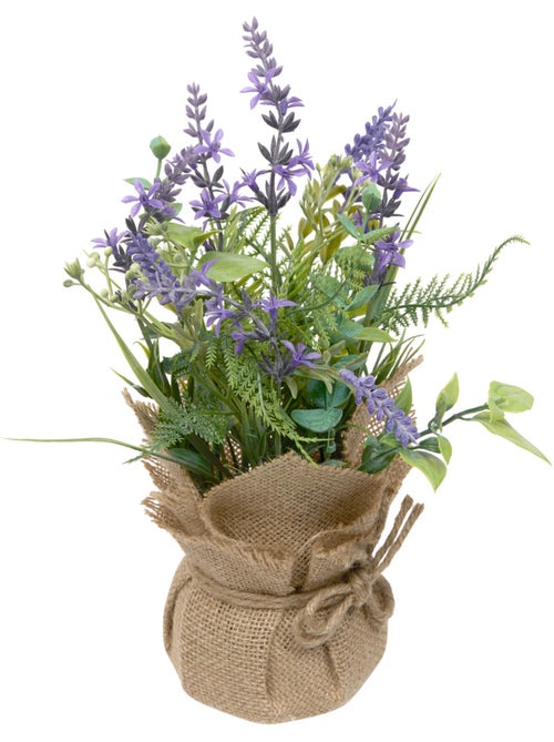 Composition florale Artificielle Lavande 29cm PROV - Kiabi