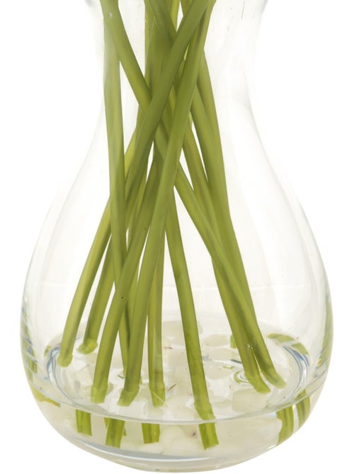 Composition tulipes avec vase HECTOR - Kiabi