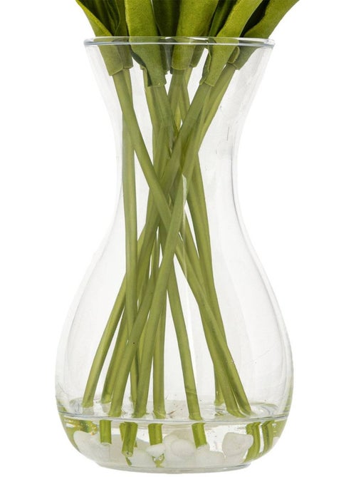 Composition tulipes avec vase HECTOR - Kiabi