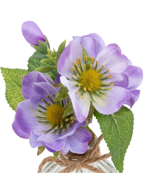 Composition vase et fleurs artificielles NELA - Kiabi
