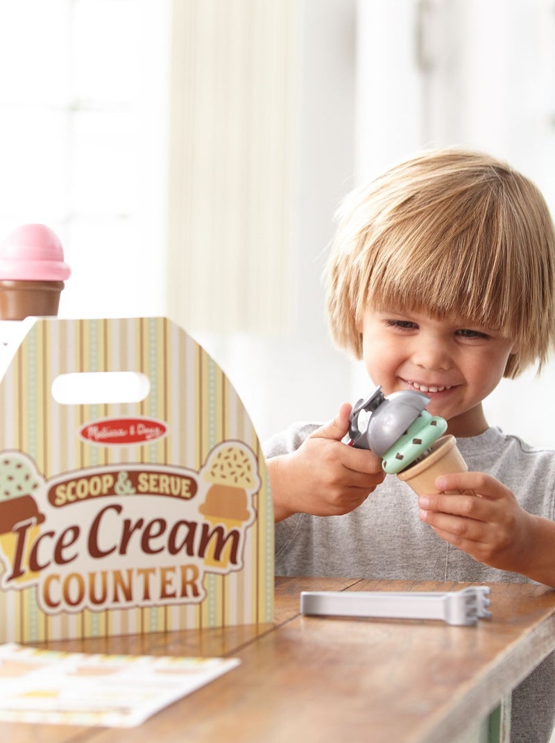 Comptoir à crème glacée Blanc - Kiabi