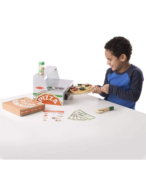 Comptoir à pizzas en bois - Kiabi