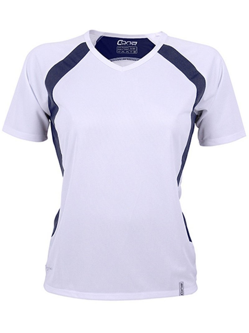 Cona Sports - T-shirt PACE TECH Blanc Bleu - Kiabi