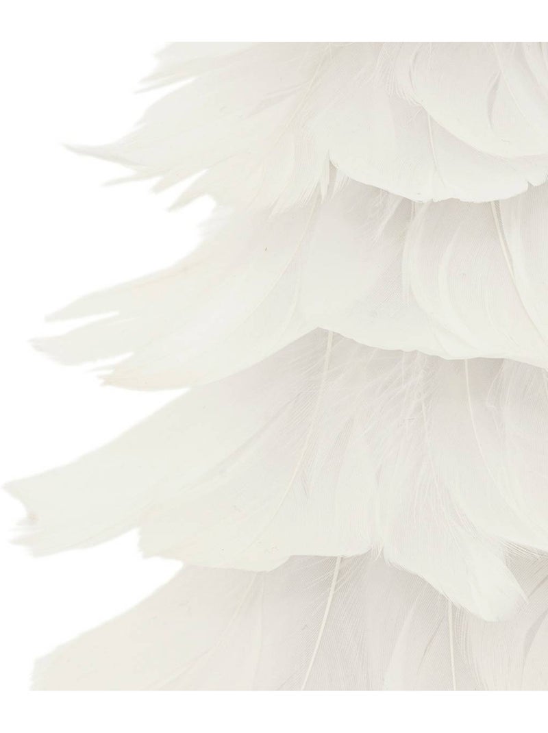 Cône plume blanc h40 Blanc - Kiabi
