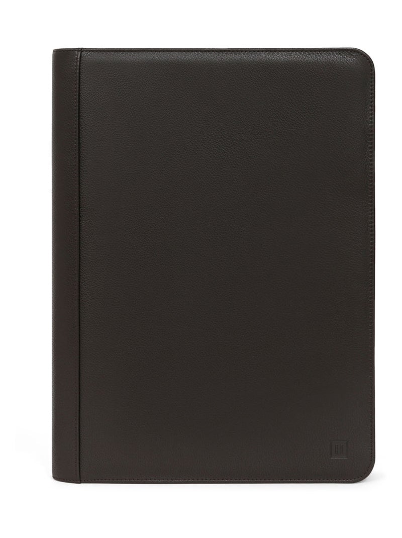 Conférencier  13" & A4  Cuir CONFORT Marron foncé - Kiabi