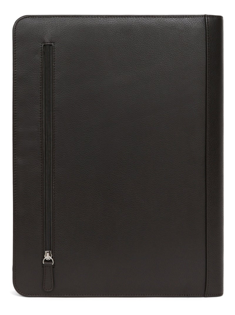 Conférencier  13" & A4  Cuir CONFORT Marron foncé - Kiabi