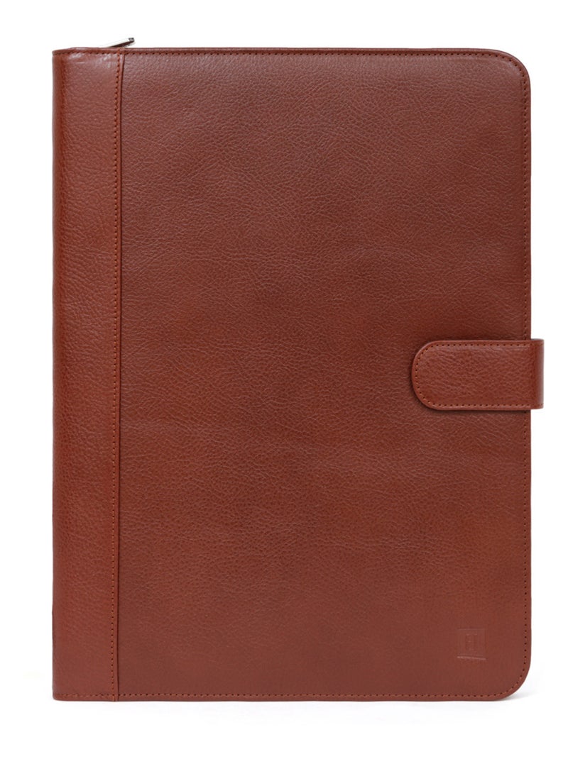 Conférencier  Tablette & A4  Cuir RÉPUBLIQUE Marron - Kiabi