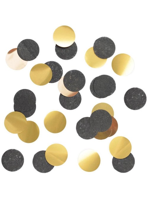 Confettis 20 g - noir-doré - ScrapCooking Party - Kiabi