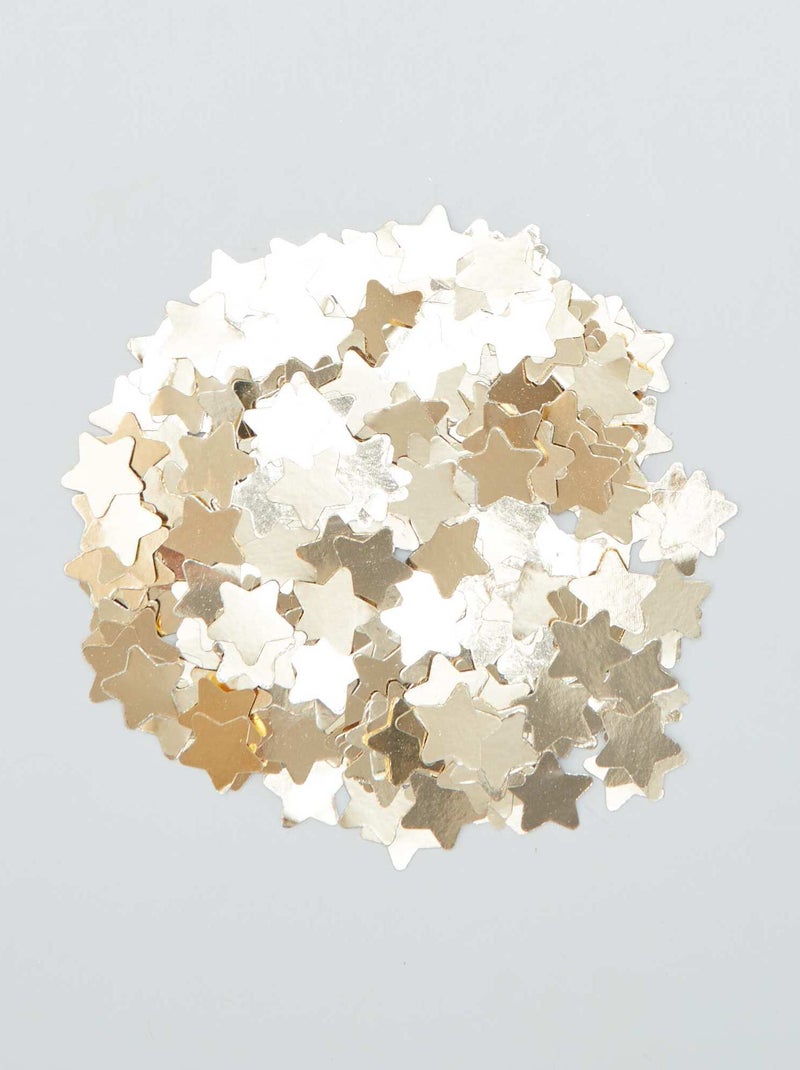 Confettis de table 'étoiles' en papier doré - Kiabi