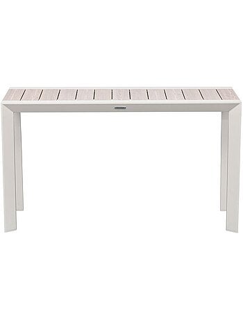 Console de jardin en aluminium effet bois EVASION