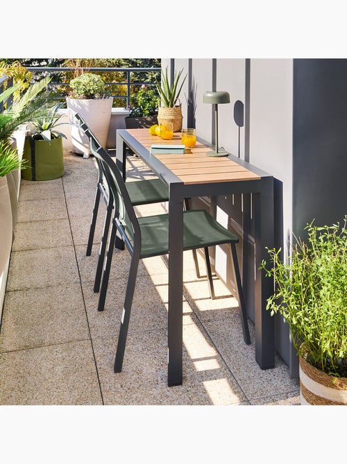 Console de jardin en aluminium effet bois EVASION - Kiabi