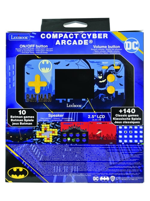 Console de jeux portable couleur Batman Cyber Arcade Pocket - Kiabi