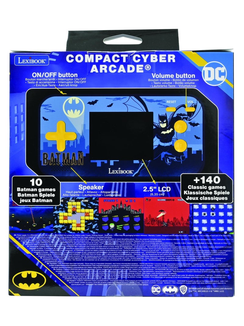 Console de jeux portable couleur Batman Cyber Arcade Pocket Bleu - Kiabi