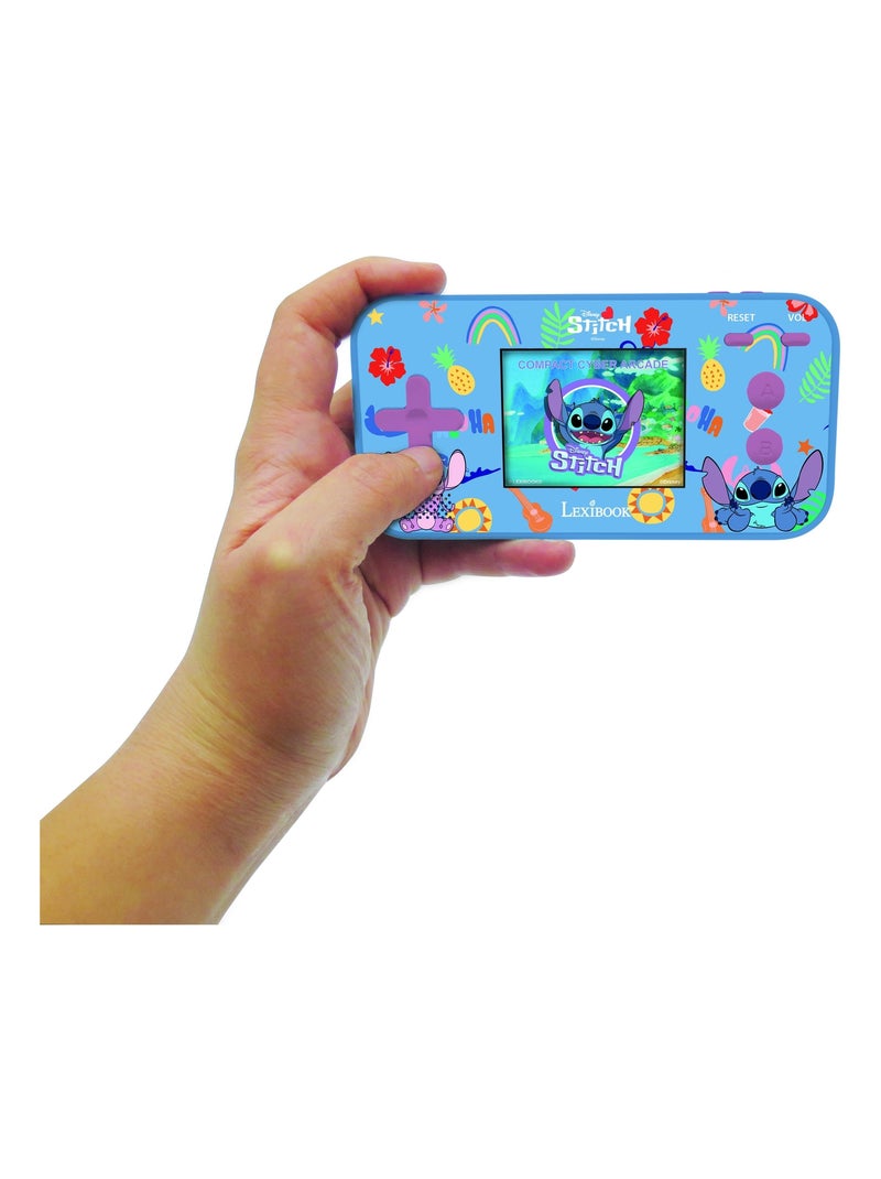 Console de jeux portable couleur Stitch Cyber Arcade Pocket Bleu - Kiabi
