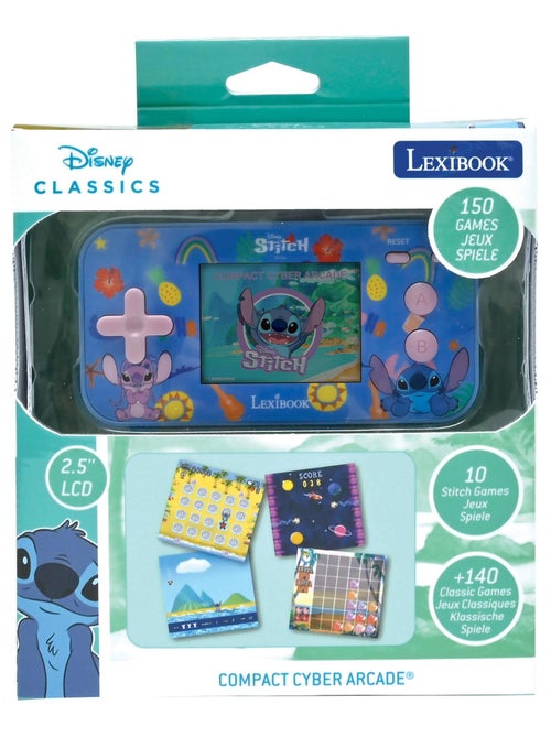 Console de jeux portable couleur Stitch Cyber Arcade Pocket - Kiabi