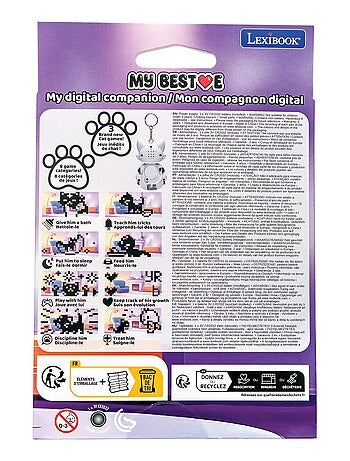 Console My Best-E® 2 Chats avec écran LCD et porte-clés