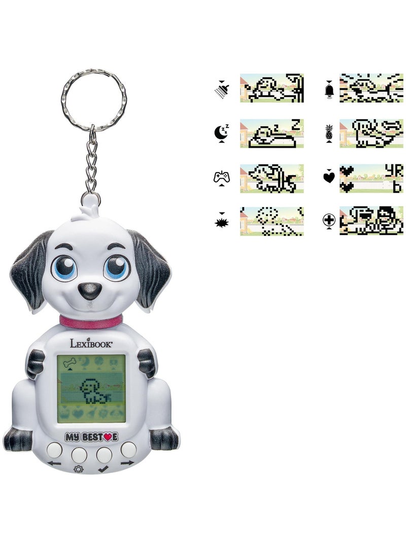Console My Best-E® Chien avec écran LCD et porte-clés Blanc - Kiabi