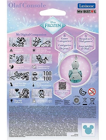 Console My Best-E® comprenant 3 jeux de l'univers Disney La Reine des neiges
