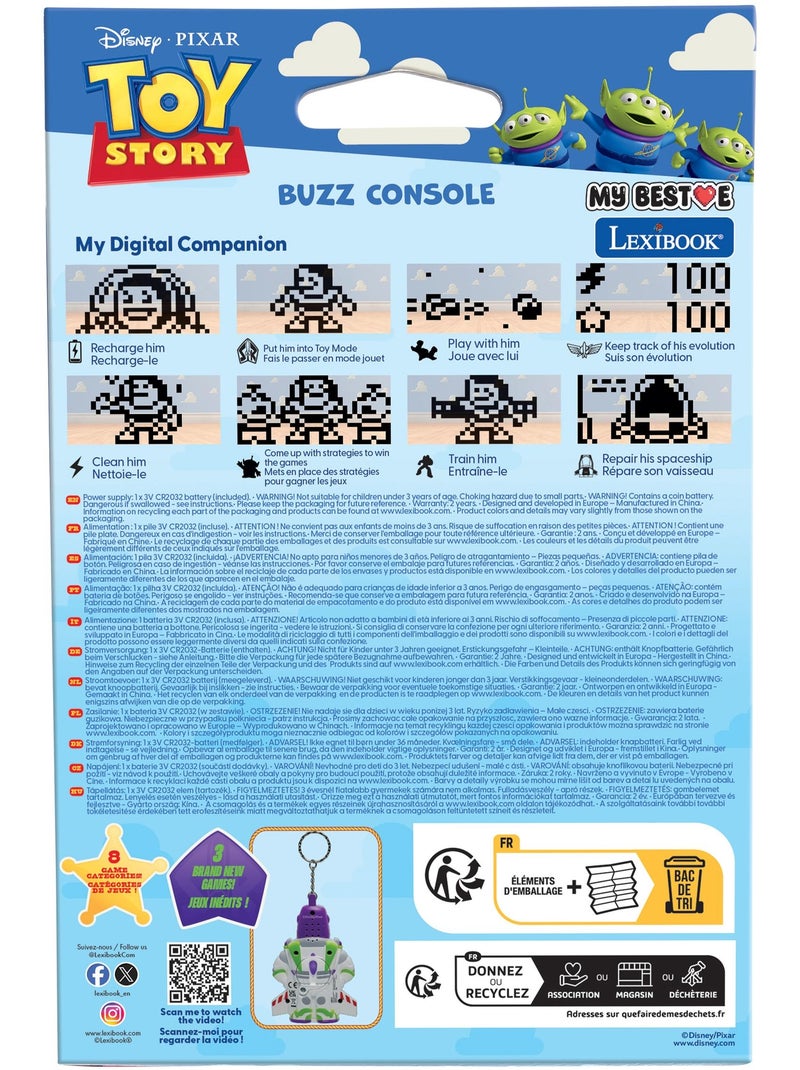 Console My Best-E® comprenant 3 jeux de l'univers Disney Toy Story Blanc - Kiabi