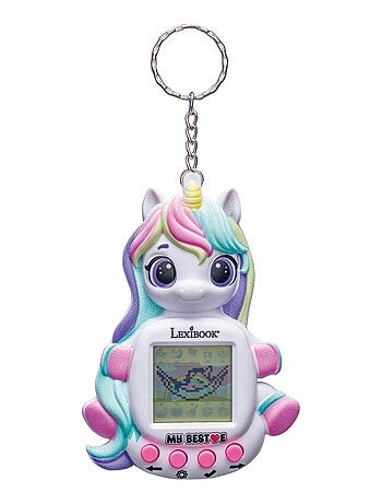 Console My Best-E® Licorne avec écran LCD et porte-clés