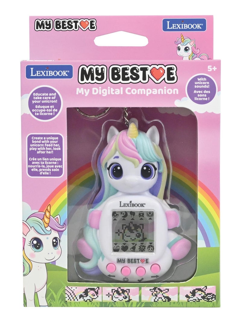 Console My Best-E® Licorne avec écran LCD et porte-clés Blanc - Kiabi