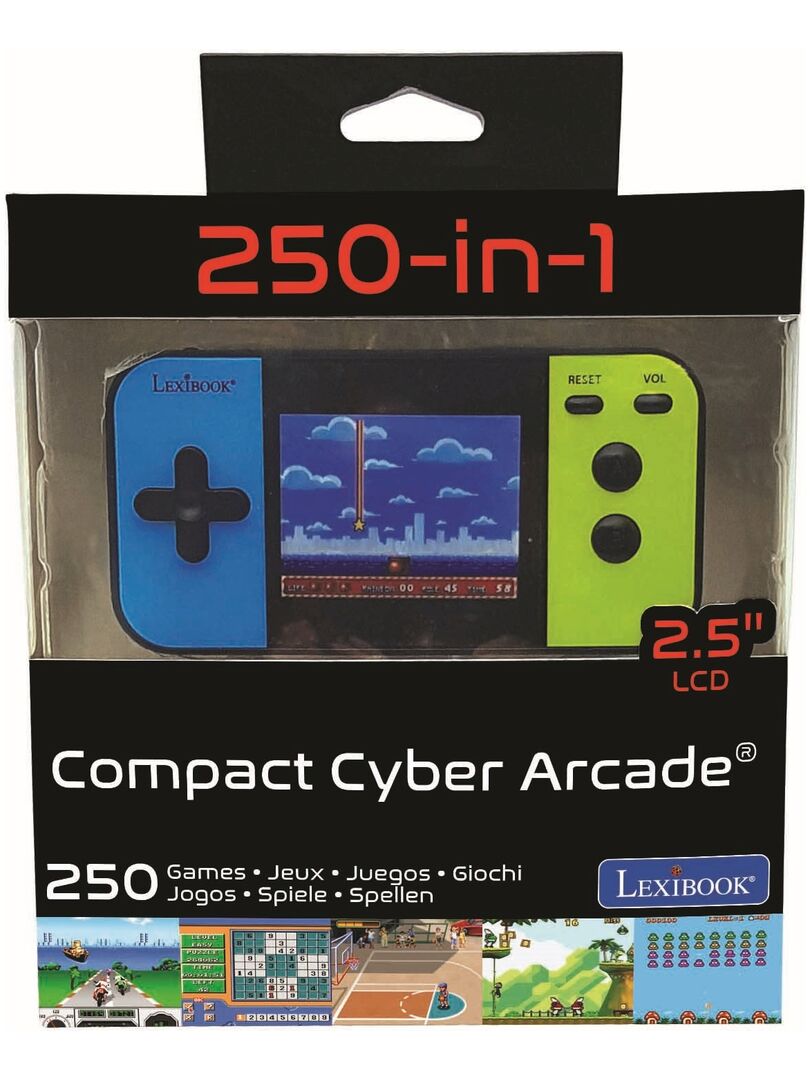 Console Portable Compact Cyber Arcade® - Écran 2.5'' 250 Jeux N/A - Kiabi