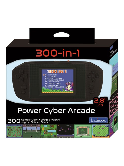 Console portable Compact Power Cyber Arcade - écran 2.8'' 300 jeux - Kiabi