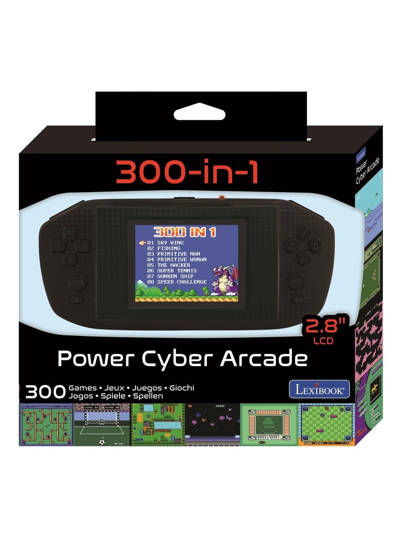 Console portable Compact Power Cyber Arcade - écran 2.8'' 300 jeux N/A - Kiabi