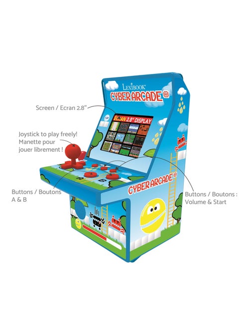 Console portable Cyber Arcade - écran 2.8'' 200 jeux - Kiabi Console portable Cyber Arcade - écran 2.8'' 200 jeux - Kiabi
