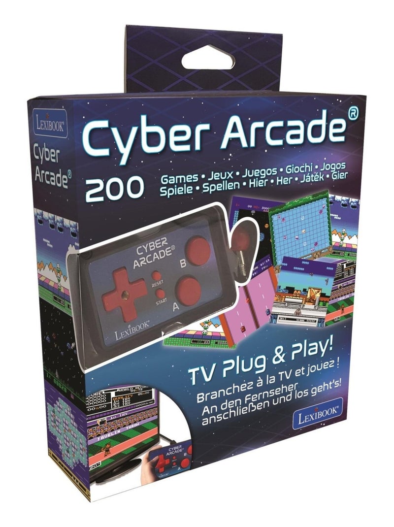 Console Tv Cyber Arcade® Plug N' Play - 200 Jeux N/A - Kiabi