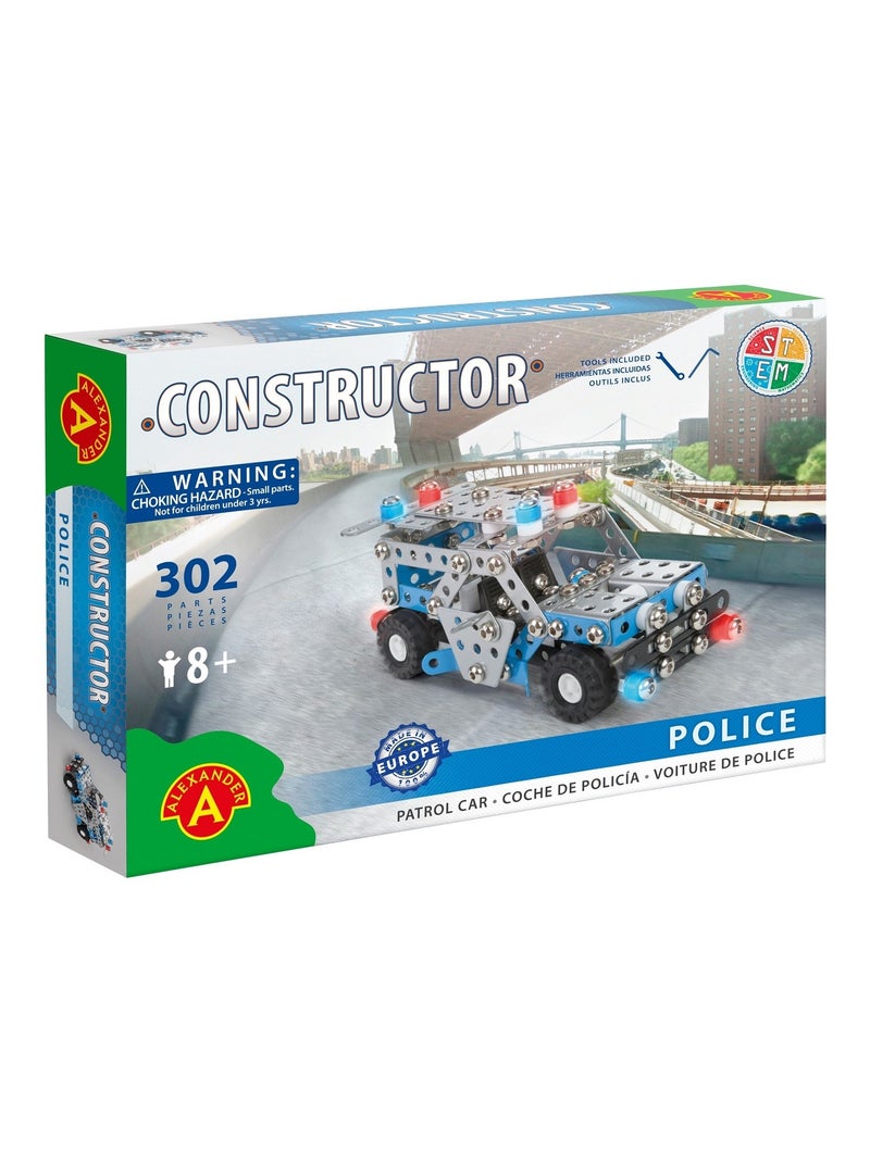 Constructor Police Patrol - Voiture de Police Blanc - Kiabi