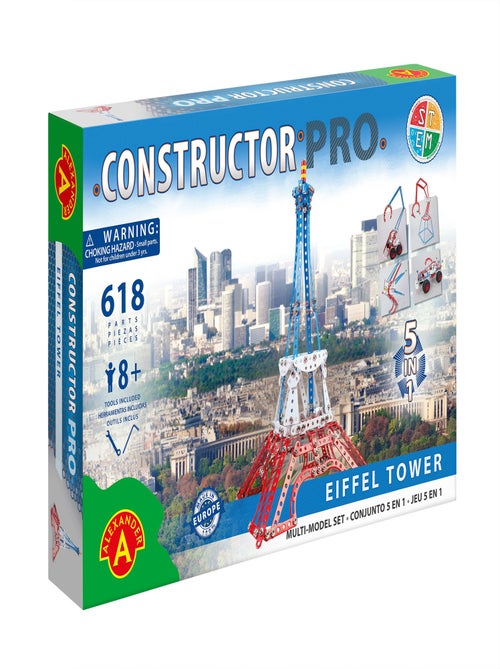 Constructor Pro - Tour Eiffel 5 en 1 - Kiabi
