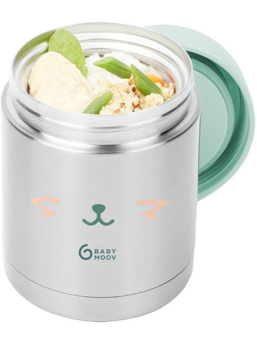 Contenant isotherme inox EAT'S ISY 350ml repas bébé chaud froid 'Babymoov' - Kiabi Contenant isotherme inox EAT'S ISY 350ml repas bébé chaud froid 'Babymoov' - Kiabi