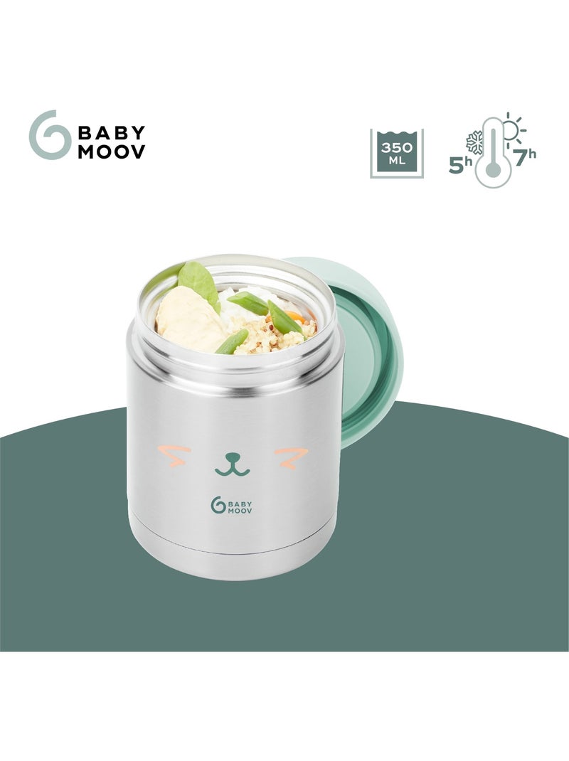 Contenant isotherme inox EAT'S ISY 350ml repas bébé chaud froid 'Babymoov' Gris - Kiabi