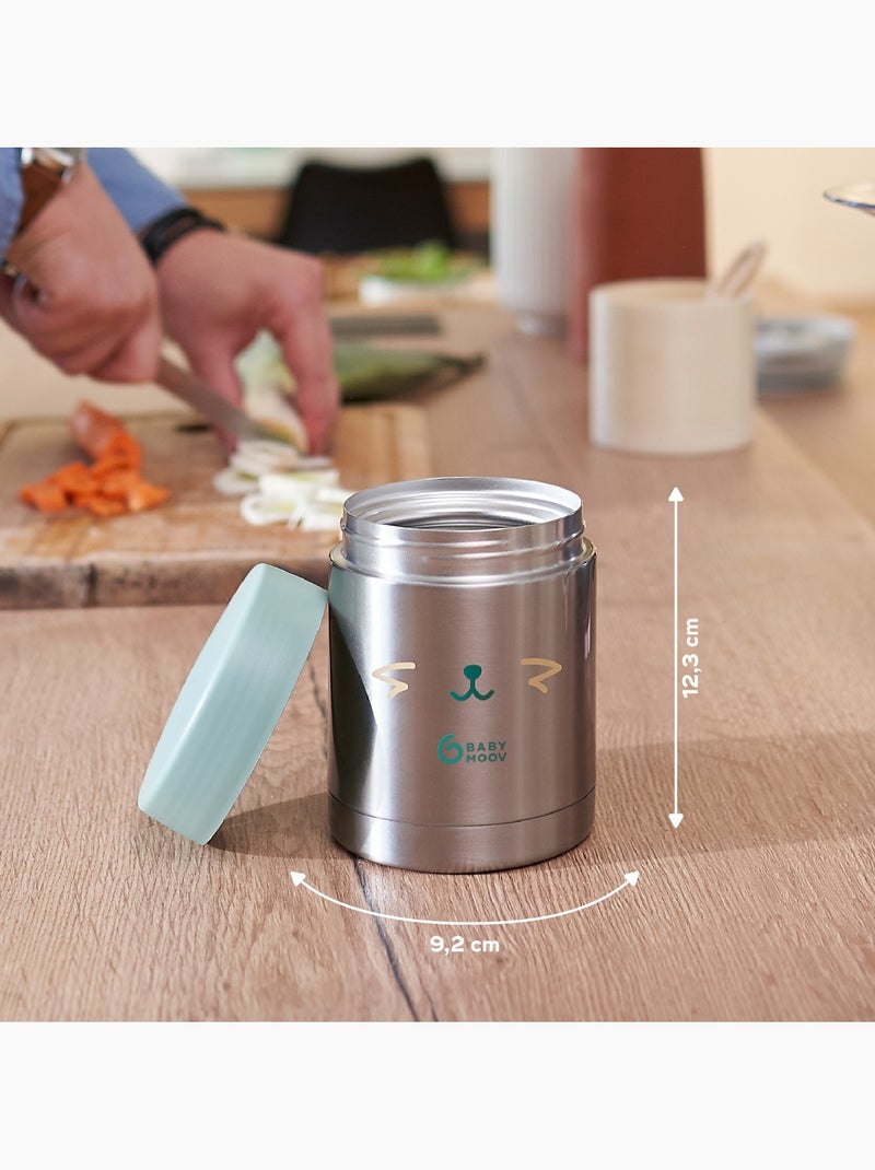 Contenant isotherme inox EAT'S ISY 350ml repas bébé chaud froid 'Babymoov' Gris - Kiabi