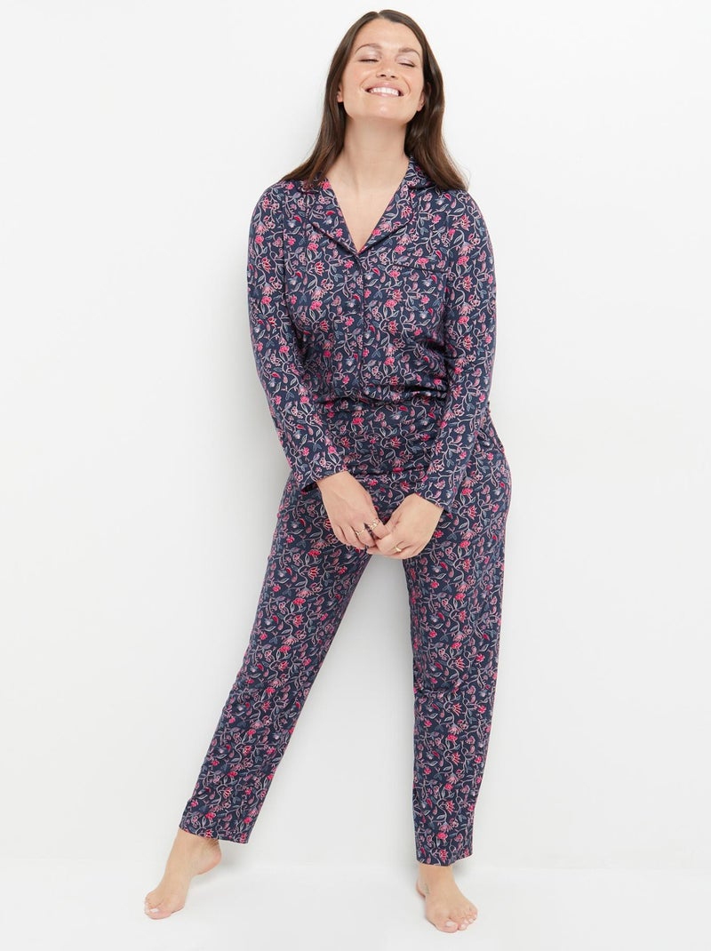 Cookie pantalon pyjama Bleu Multicolore - Kiabi