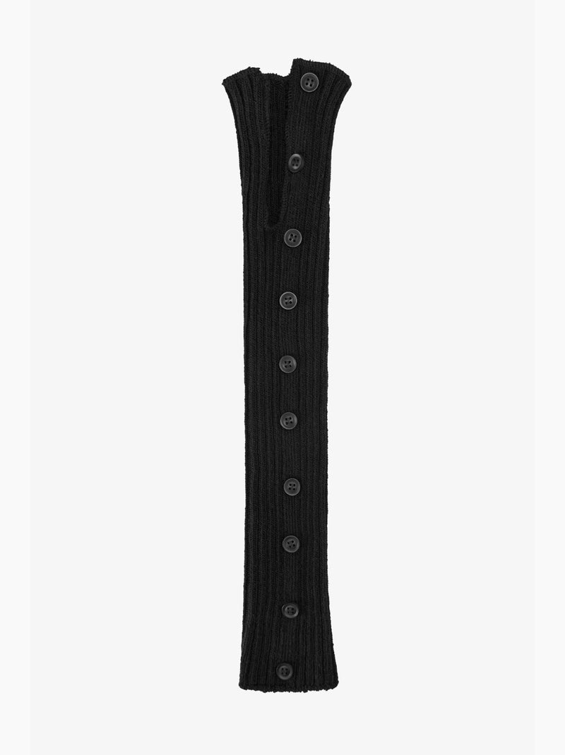 Cool chaussettes hautes avec détail bouton penti Noir - Kiabi