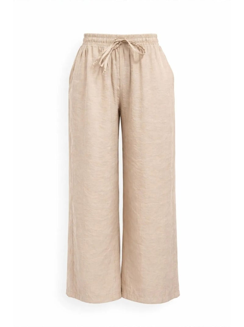 Coordonné femme deux pièces oversize mixray Beige argile - Kiabi