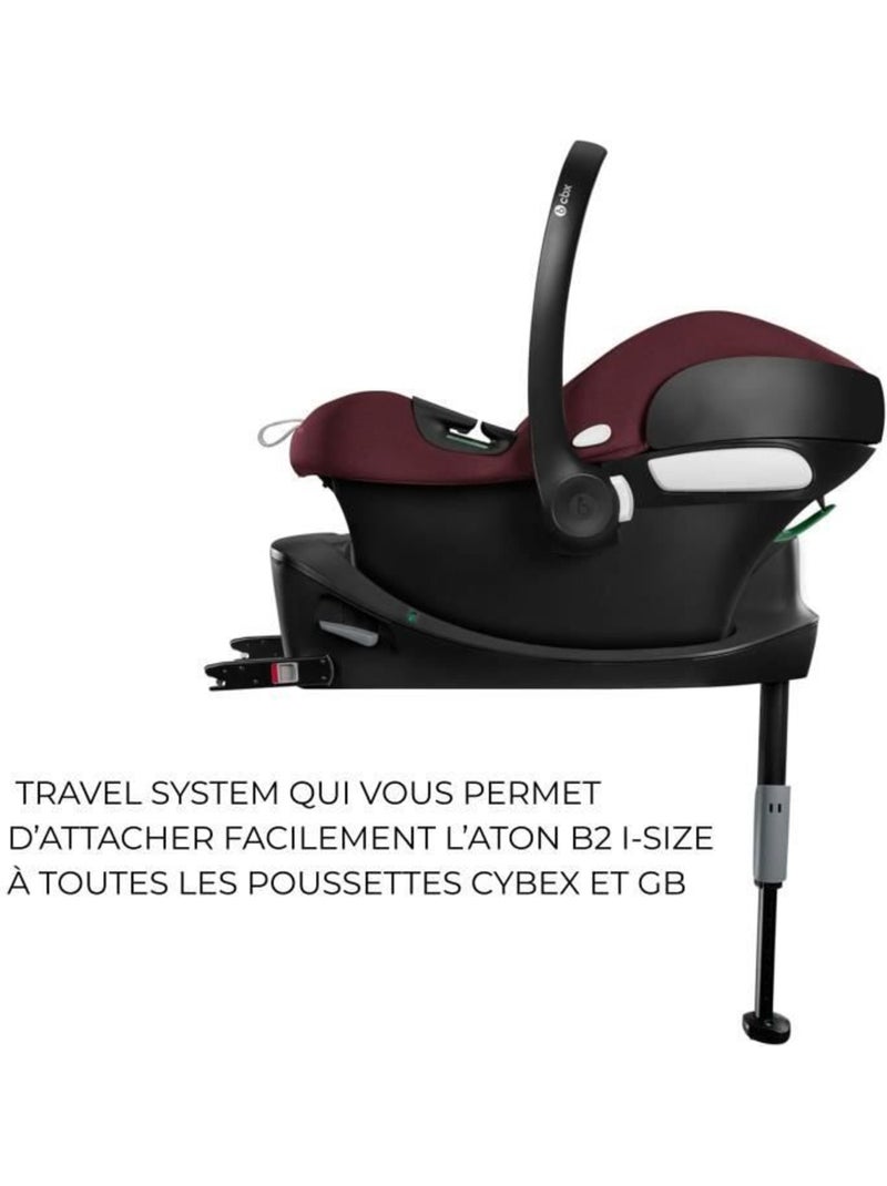Coque auto bébé i-size 45-87 cm + base one - aton b2 - cbx by cybex Rouge - Kiabi