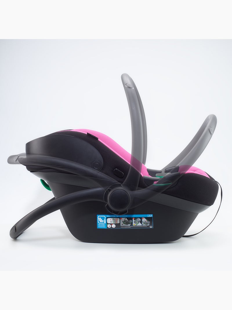 Coque bébé travel xp - babygo Noir Rose - Kiabi