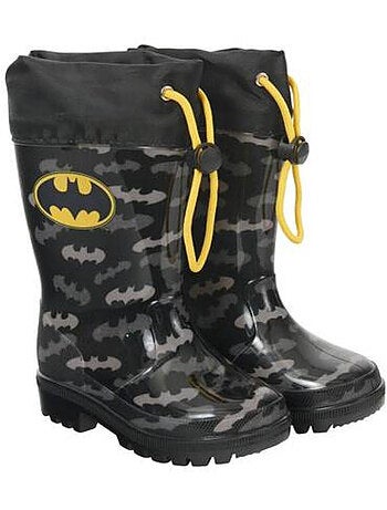 Coqui - Bottes de pluie motif/style Batman PERLETTI