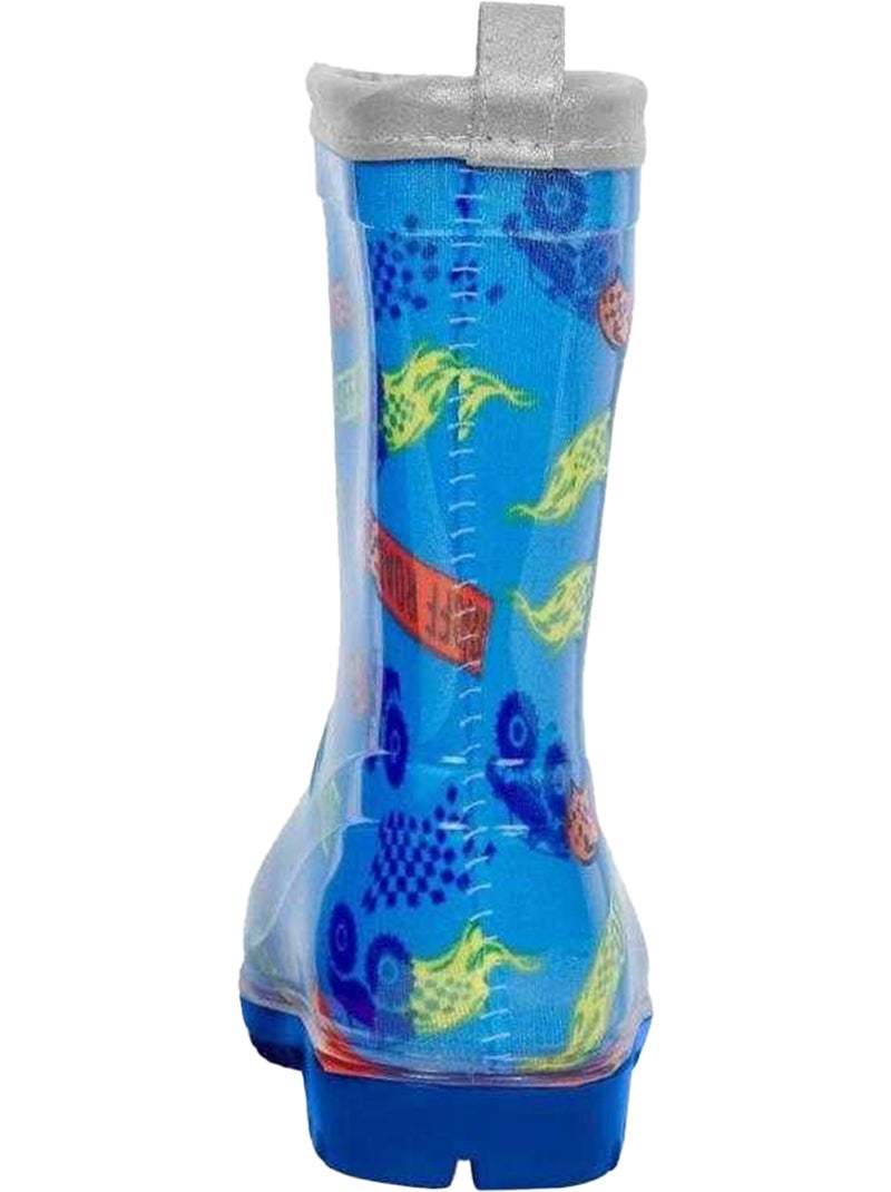 Coqui - Bottes de pluie motif/style Camion PERLETTI Bleu - Kiabi