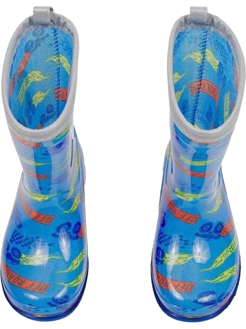 Coqui - Bottes de pluie motif/style Camion PERLETTI Bleu - Kiabi