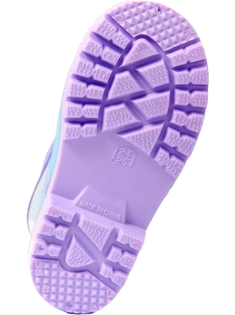Coqui - Bottes de pluie motif/style La Reine des Neiges PERLETTI (Anna, Elsa) Bleu - Kiabi