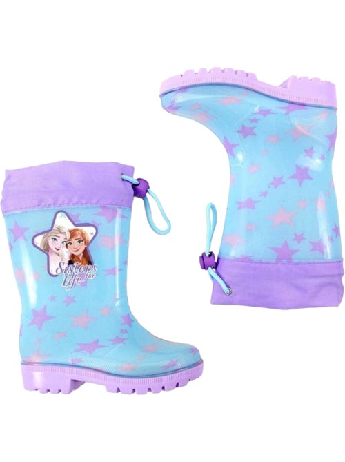 Coqui - Bottes de pluie motif/style La Reine des Neiges PERLETTI (Anna, Elsa) - Kiabi