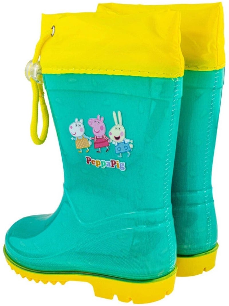 Coqui - Bottes de pluie motif/style Peppa Pig PERLETTI Bleu - Kiabi