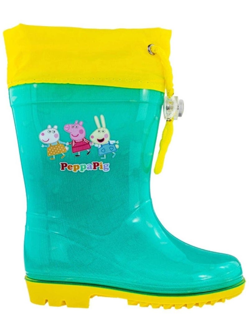 Coqui - Bottes de pluie motif/style Peppa Pig PERLETTI Bleu - Kiabi