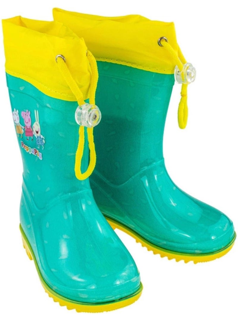 Coqui - Bottes de pluie motif/style Peppa Pig PERLETTI Bleu - Kiabi